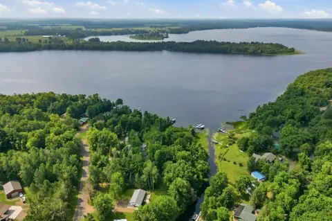 Level Waterfront Land with Shoreline