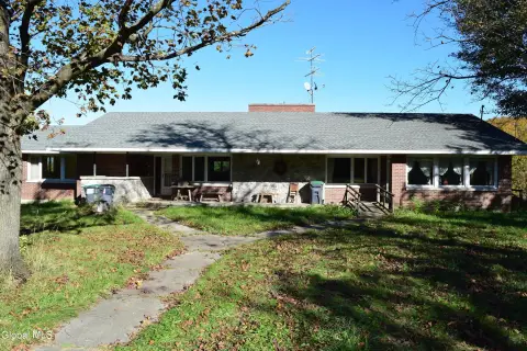 Brick Duplex with Garages