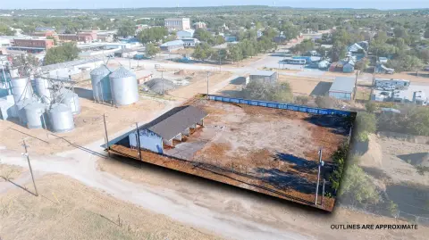 Fenced Commercial Land