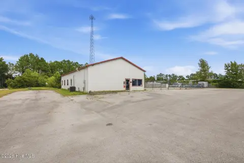 Fenced Flex Space with Work Bays