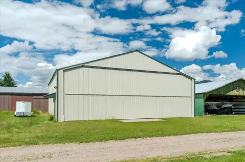 Airport Hangar with Bi-Fold Door