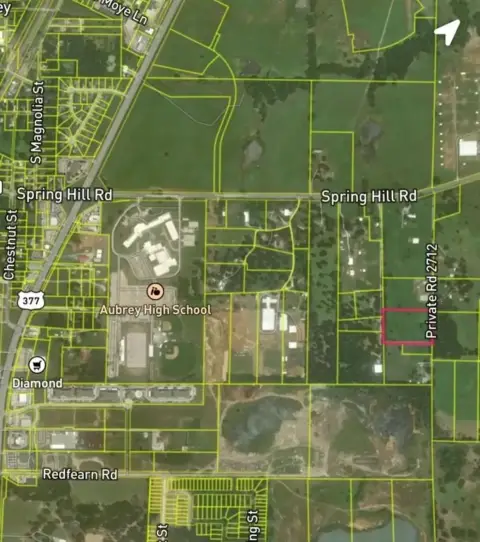 Land in Gated Aubrey Community