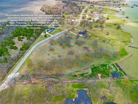 Waterfront Land in Kerens, Texas