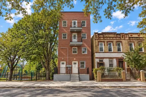 Brick Three-Unit Triplex
