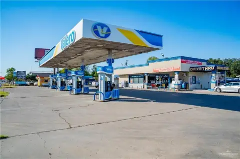 Gas Station on Frontage Road