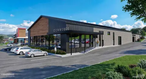 Mixed-Use Building with Loading Docks