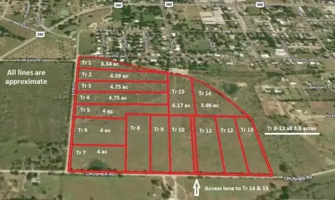 Acreage in New Jacksboro Subdivision
