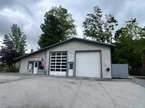 Auto Shop with Service Equipment
