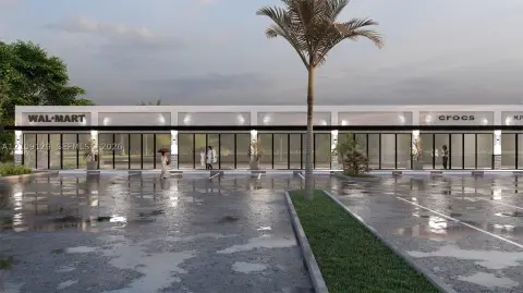 Renovated Retail Strip Center