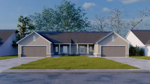 New Duplex with Covered Patios