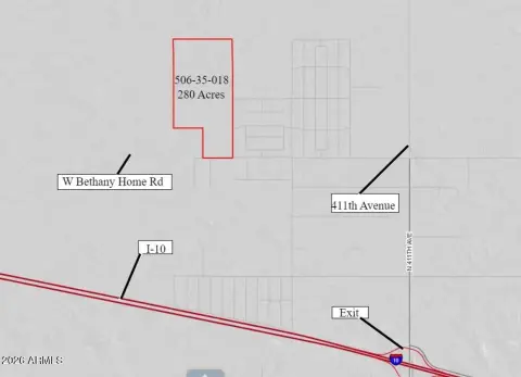 280 Acres Vacant Land Tonopah