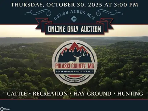 643.89 Acres Farm in Richland, MO