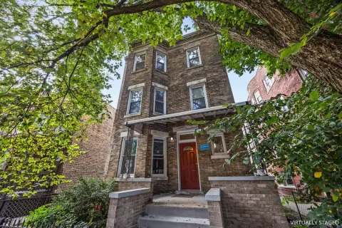 Three-Unit Brick Apartment Building
