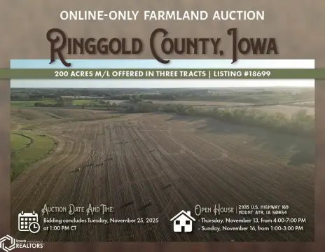 200 Acres Farm Land Auction