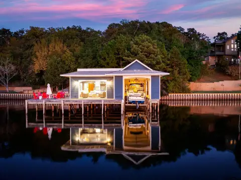 Waterfront Land with Boathouse