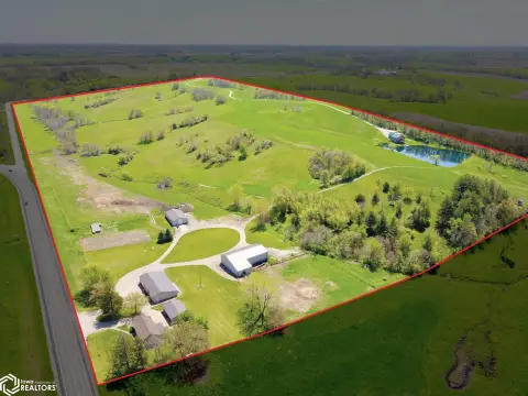 Iowa Land with Cabin and Pond