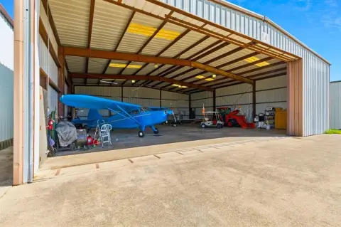 Runway Facing Hangar at Aero Valley