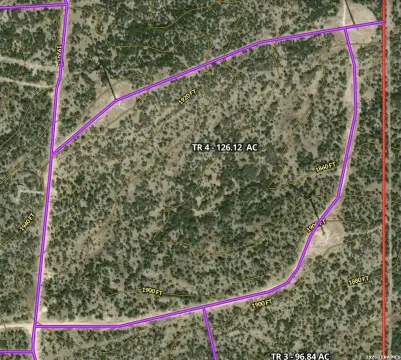 Low-Fenced Hunting Land Tract