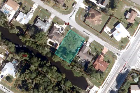 Port St. Lucie Canal View Lot