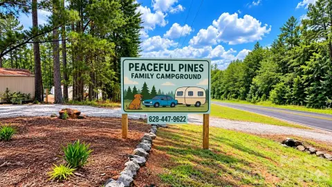 Campground with Permitted RV Sites