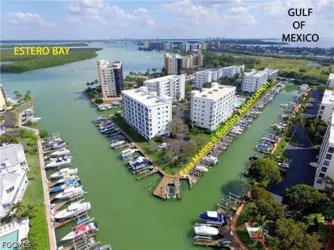 Marina Dock with Boat Lift