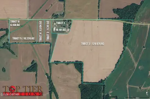 Multi-Tract Land Auction in Bells