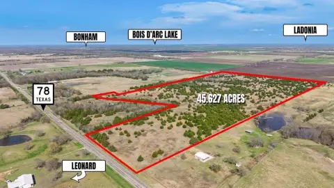 Highway Frontage Land in Bonham, TX