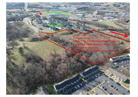 HARRISONBURG, VA Multi-Family Zoned Land