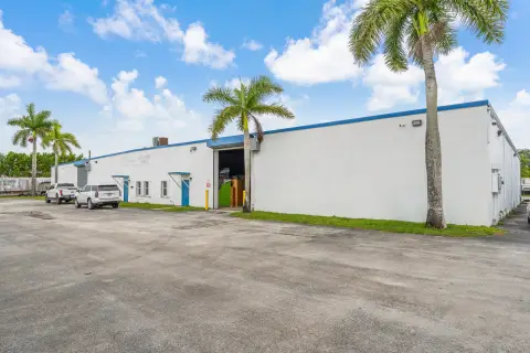 Fenced Truck-Scale Industrial Facility