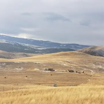 Montana Homestead with Mountain Views