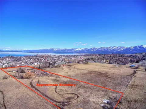 Land with Mountain and Lake Views