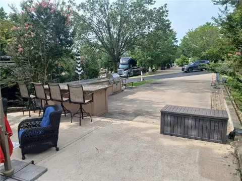Landscaped RV Lot with Amenities