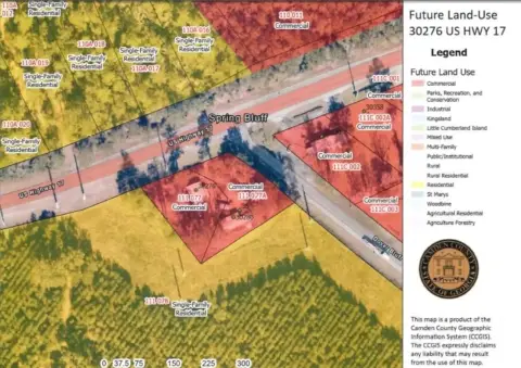 Highway Corner Lot in Waverly