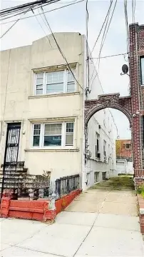 Three-Unit Brick Apartment Building