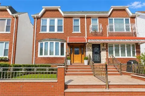 Brick Duplex with Shared Driveway