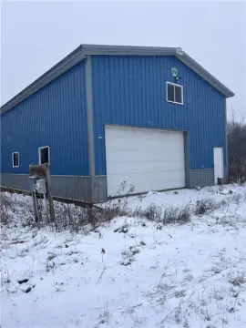 Land with Creek and Shed