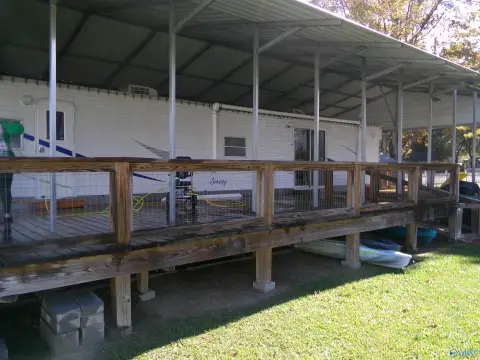 Lakefront RV Lots with Boat