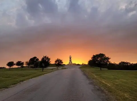 Treelined Land in Mountain Lakes