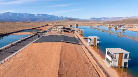 Waterfront Lot with Boat House