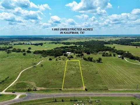 Unrestricted Land in Kaufman, TX