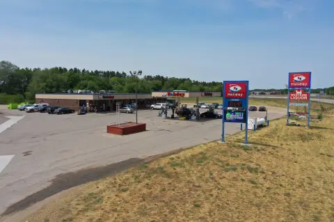 Shopping Center with Parking Lot