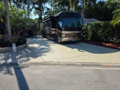 Updated RV Lot with Tiki