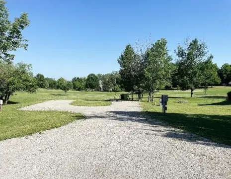 Developed Camping Lot on Golf Course