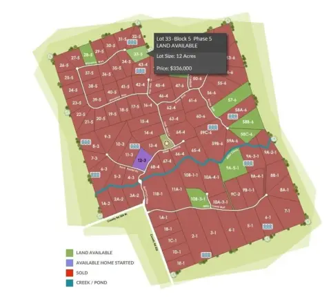 12 Acres in Gated Community