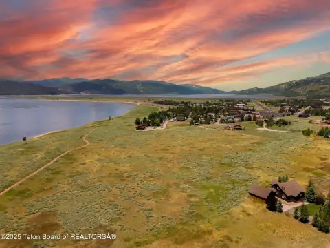 Palisades Reservoir Bordering Mixed-Use Land