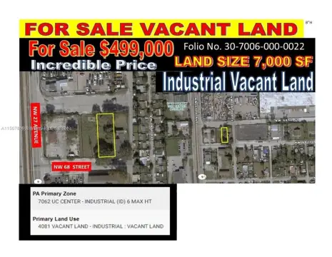 Miami Land Investment Opportunity
