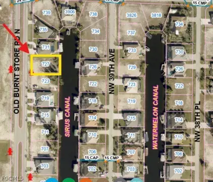 Gulf Access Lot in Cape Coral