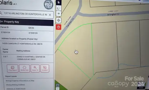 Huntersville Land Parcel Available