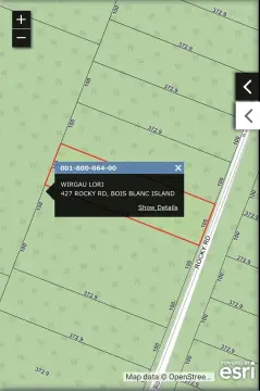 Residential Lot on Bois Blanc