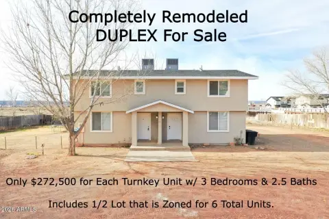 Remodeled Duplex on Large Lot